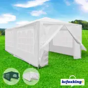 3x6m Waterproof Gazebo Outdoor Garden Wedding Party Tent Camping Marquee White