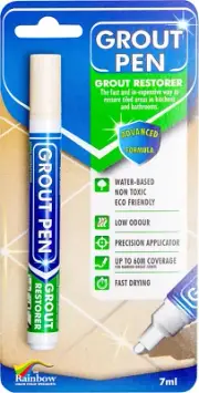 Grout Pen Ivory Tile Paint Marker: Waterproof Grout Paint, Tile Grout Colorant a