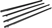 4Pcs Window Outer Weatherstrip Compatible for Honda 2009-2014 Side Door Windows Glass Rubber Belt Moulding Trim Sealing Protector