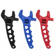 Universal AN3-12 Adjustable Wrench Lightweight Aluminum Fitting Tool Corrosion-Resistant AN Hose Fitting Spanner Red/Bla