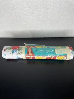 Pioneer Woman Sweet Rose Non adhesive Shelf Liner