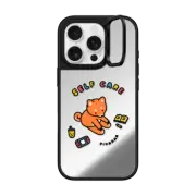 iPhone 16 Pro Mirror Ring Stand Case MagSafe Compatible Self Care by PIKARAR