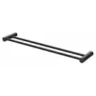 New Double Towel Rail 60cm Holder Bathroom Rack Phoenix 111-8110-00 Matte Black