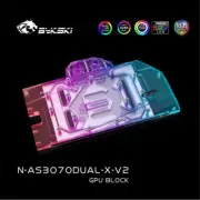 Bykski GPU Water Block w/Backplate ASUS Dual & TuF RTX 3070/3060TI