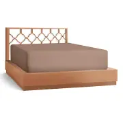21” Extra Deep Pocket Ultra Soft Fitted Sheet W/Corner Straps, Queen -Taupe Sand