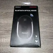MACALLY Wireless Bluetooth Optical Mouse - Black New