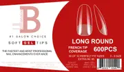 Billionaire Soft Gel Tips Box Nail False Fake Long Round - 600pcs