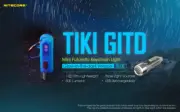 NITECORE TIKI GITD BLUE 300lumens (GLOW IN THE DARK) Version Keychain Flashlight