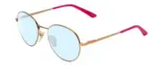 Smith Optics Prep Unisex Round Designer Blue Light Eyeglasses in Rose Gold 53 mm