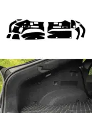 Trunk Side Anti-Scratch Cover Felt 6P+6P Blk Speaker Type for Kia EV6 2022~2025 (for: Kia)
