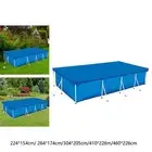 Rectangular Pool Cover PE Rectangle Frame Swimming Pool Cover for Garden