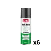 6 x CRC Belt Grip 400g / 575ml for Industrial Belt Flat Round and V-belt