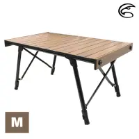 在飛比找momo購物網優惠-【ADISI】木紋兩段式鋁捲桌 AS21028-1 M(摺疊