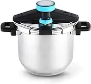 UOOD Pressure Cooker, 304 Stainless Steel Household Gas Pressure Cooker, Explosion-Proof Pressure Cooker, General Purpose Induction Cooker Large Capacity (Size : 4L)