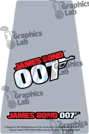 Replacement Game Cartridge Label - James Bond 007 for Atari 2600