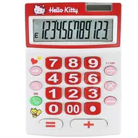 在飛比找PChome24h購物優惠-E-MORE HelloKitty 12位數計算機 KT22