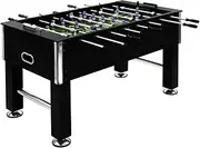 Generic Football Table Steel 60 kg 140x74.5x87.5 cm Black,Sporting Goods,Indoor Games,Foosball,Foosball Tables