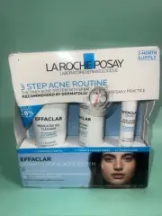 La Roche-Posay Effaclar Dermatological Acne 3 Step System EXP: 11/25