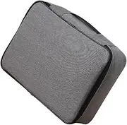 [Ipetboom] Double Layer Document Bag Portable Id Storage Organizer Large Capacity Passport Storage Pouch for Business for Travel and Daily Use