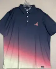 Sunday Swagger Polo Shirt Mens XXL Multicolor Golf Performance Quick-Dry Stretch