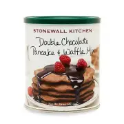 Stonewall Kitchen Double Chocolate Pancake and Waffle Mix 16 Ounce Gourmet Mix