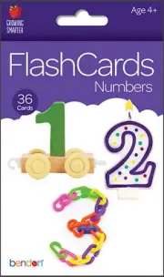 NEW Bendon Numbers 36-Count Flash Cards - Home School, Education, Teaching