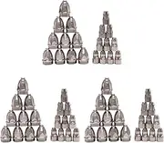 Mellisso 60Pcs P80 Plasma Cutting Torch Consumable Cutting CNC 80A P80 Plasma Torch Tip Electrode Nozzle
