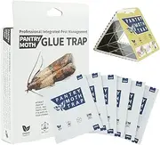 6pcs Moth Traps Eco-Friendly Moth Traps Non-Toxic Sticky Glue Moth Trap with No Insecticides Safe and Effective with Pheromones Prime Moth Killer Moth Repellent