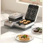 Breakfast Machine Multifunctional Timer Waffle Bread Sandwich Maker Double Plate