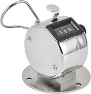 Baxnore Handheld Tally Counter, ABS Stainless Steel Glass Mechanical Counter with 4 Digit Display, Manual Click Counters Manual Click Counters