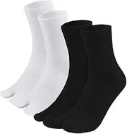 [Ipetboom] 2 Pairs Shoe Men Socks Running Socks Ankle Socks Men Toeless Socks Toe Separators for Women Compression Socks Women Foot Lace Socks Pilates Socks White Sneakers Women
