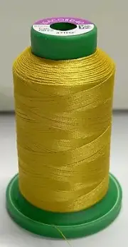 ISACORD 40, Machine Embroidery / Sewing Thread 1000m Colour 0622 STAR GOLD