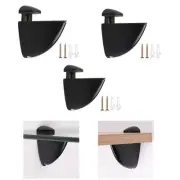 Glass Shelf Bracket, Glass Shelf Holder Support, Easy to Install Glass Clamp,
