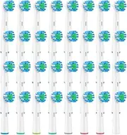 Sunblue Precision Clean Replacement Toothbrush Heads Compatible for Oral-B Electric Toothbrushes, 32 pack