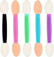 TRKETK Pack of 100 Eyeshadow Applicators, Disposable Eyeshadow Applicator, Double Sided Eyeshadow Brush, Eyeshadow Sponge Brush, Makeup Applicator Brush for Women and Girls (Multi-Colour)