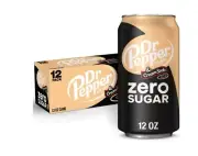 Dr Pepper & CREAM Soda ZERO SUGAR Soda Pop (1) 12 Pack 12 oz Cans DR.PEPPER