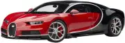 AUTOart 1/12 BUGATTI CHIRON 2017 Red Black 12113 From Japan New