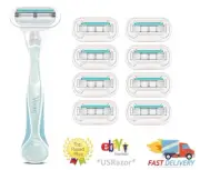 8 Gillette Venus Embrace sensitive Razor Blades Refills Cartridge Extra Smooth 4