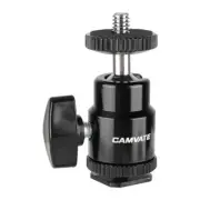 CAMVATE Mini Ball Head Holder 1/4" Screw Mount fr DSLR Camera/Tripod/Monitor