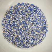 Polymer Clay Balls - Blue/Cream/White | Resin Art | Slime | Crafts | Sprinkles