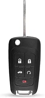 FLJKCT 2 3 4 5 Buttons Car Key Shell Remote Flip Key Case,for Opel Vauxhall Astra H Insignia J Vectra C Corsa D Zafira G