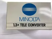Minolta 1.3X Tele Converter 35mm Camera Lens AF-Tele Super FREEDOM Mac-Tele