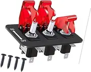 GARENDE Ignition Control Switch Panel for Race Vehicles and RVs, Red