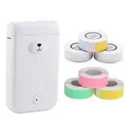 D30S×6Stickers Small Portable Smart Label Maker Bluetooth Thermal Mini Printer