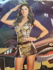 Women's Sergeant Sassy Halloween Costume Size Medium