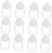 20pcs Boxes Candy Box Bottle Party Favors Candy Container Party Favors for Shower Small Candy for Shower Candy Bin Bottles White Plastic