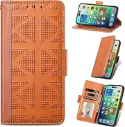 Compatible with Nokia C31 Cover,Card Holder,Compatible with Nokia C31 PU Leather Flip Stand Magnetic Closure Wallet Case Brown