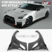 For 08-16 Nissan R35 GTR CBA DBA Carbon Fiber NI-Style Front fender Body kits