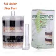 Air Driven Bio Corner Filter Sponge Fry Shrimp Nano Fish tank Aquarium 40 Gallon