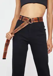 Retro Chic Tiger Print Belt